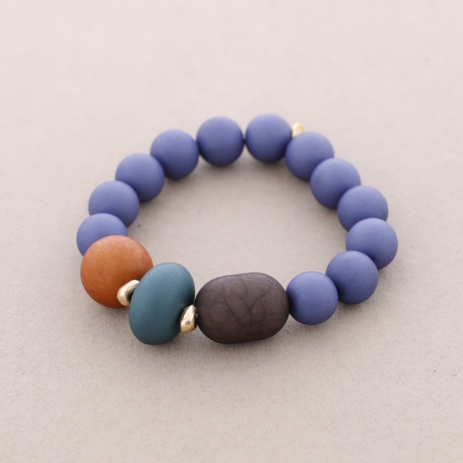 PULSERA CUENTAS RESINA