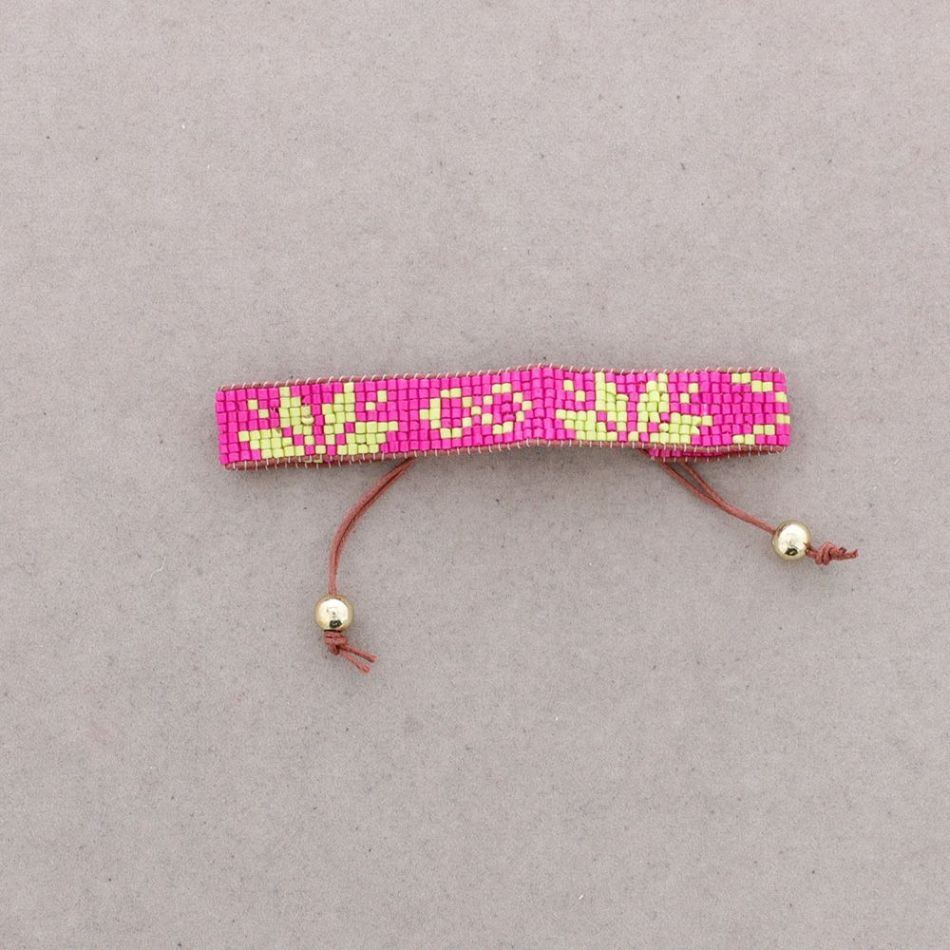 ETHNIC MACRAME BEAD BRACELET
