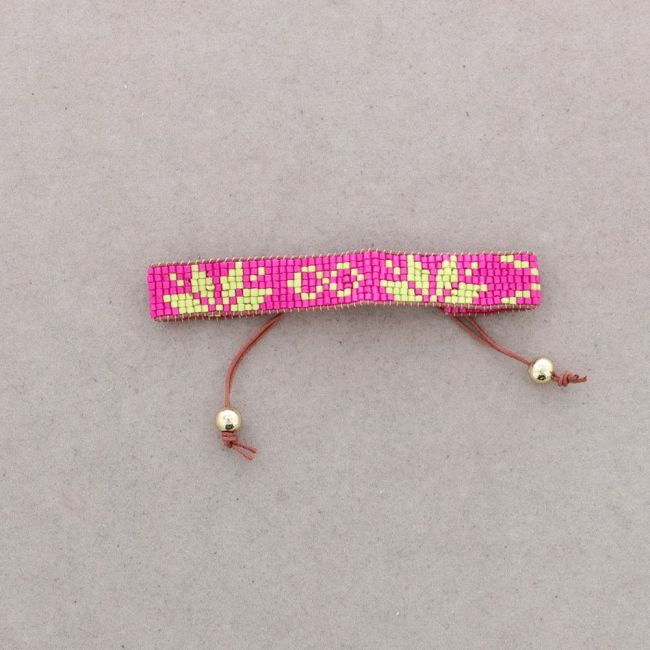 ETHNIC MACRAME BEAD BRACELET