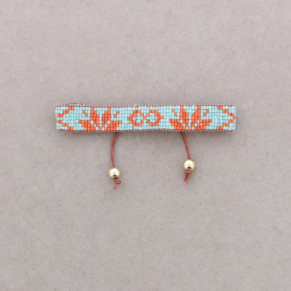 ETHNIC MACRAME BEAD BRACELET