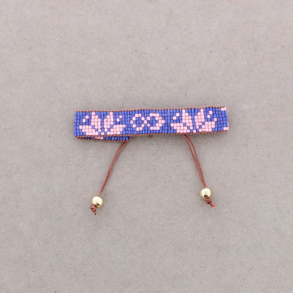 ETHNIC MACRAME BEAD BRACELET