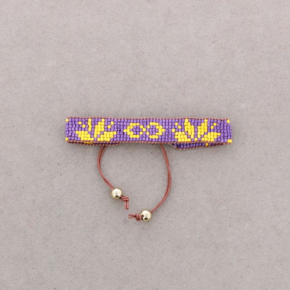 ETHNIC MACRAME BEAD BRACELET