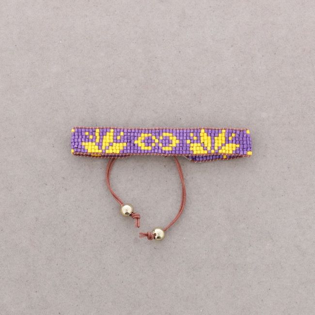 ETHNIC MACRAME BEAD BRACELET
