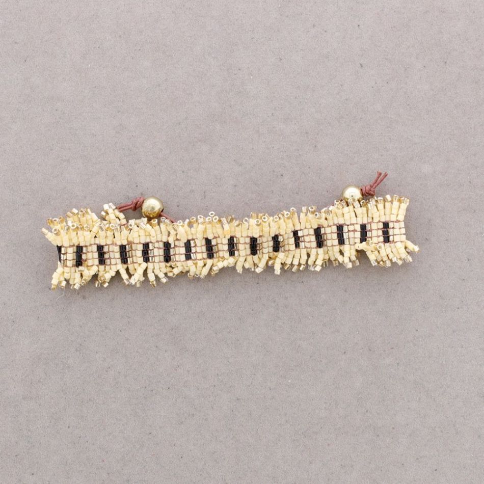 ETHNIC MACRAME BEAD BRACELET