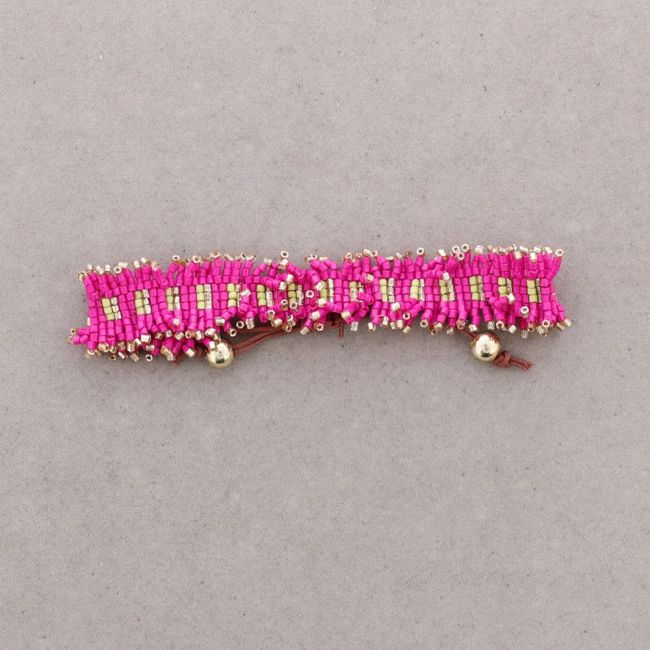 ETHNIC MACRAME BEAD BRACELET