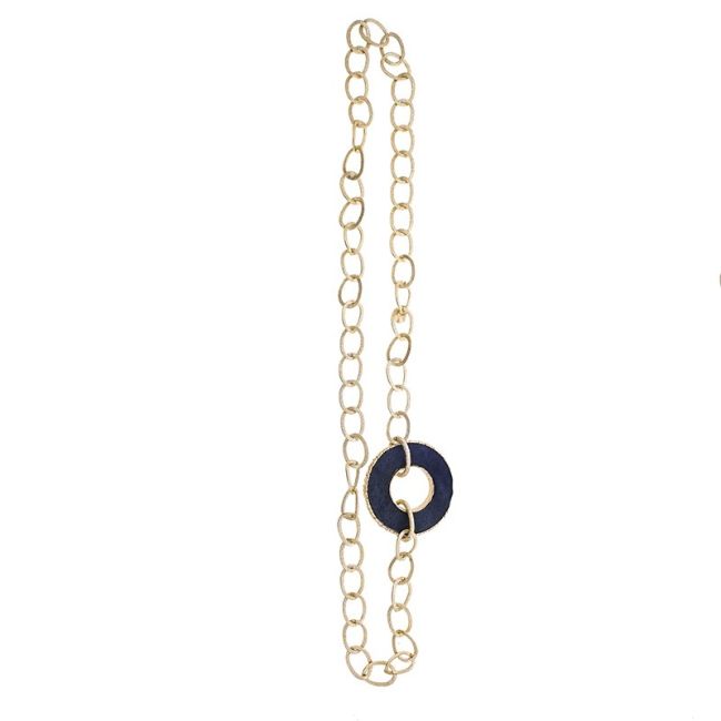 COLLAR LARGO CADENA DÓNUT FORRADO