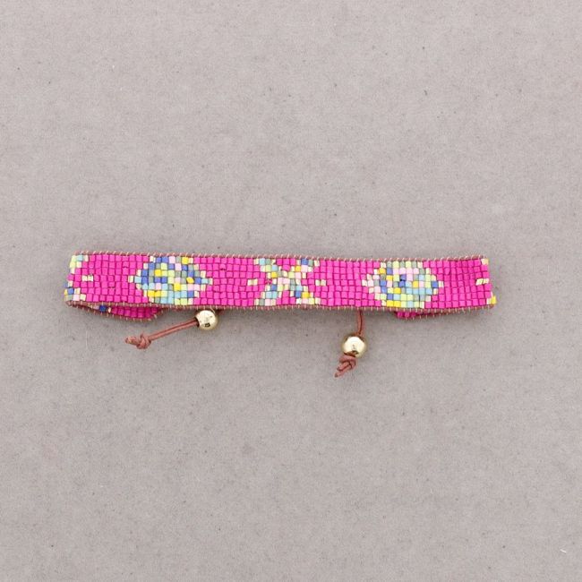 ETHNIC MACRAME BEAD BRACELET