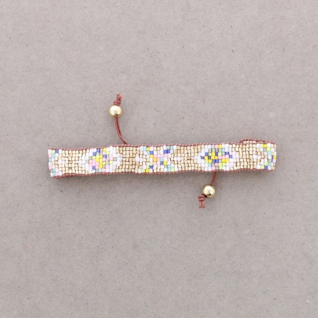 ETHNIC MACRAME BEAD BRACELET