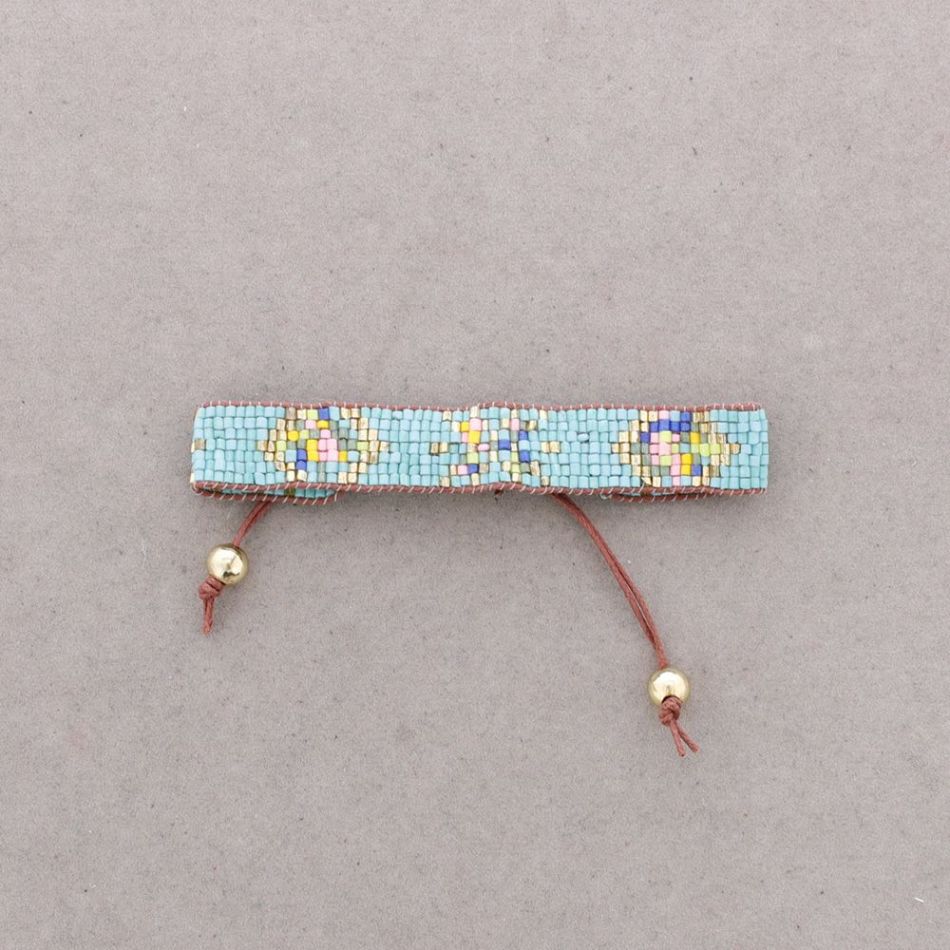 ETHNIC MACRAME BEAD BRACELET