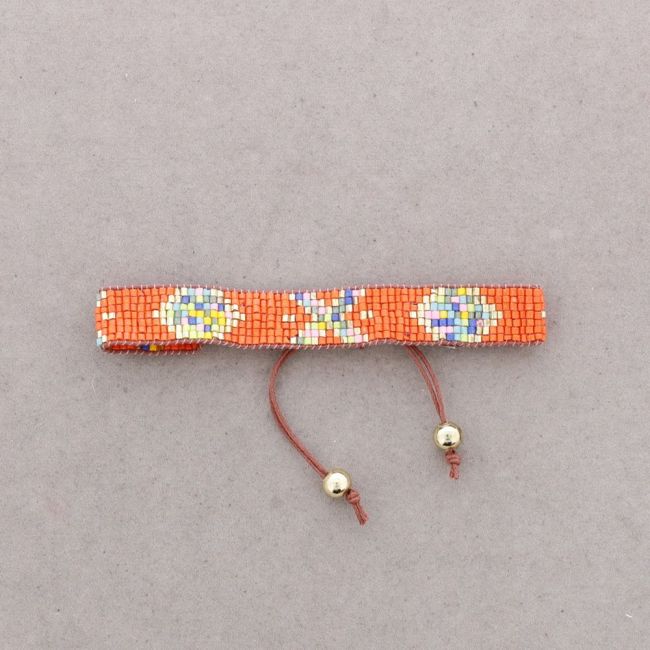 ETHNIC MACRAME BEAD BRACELET
