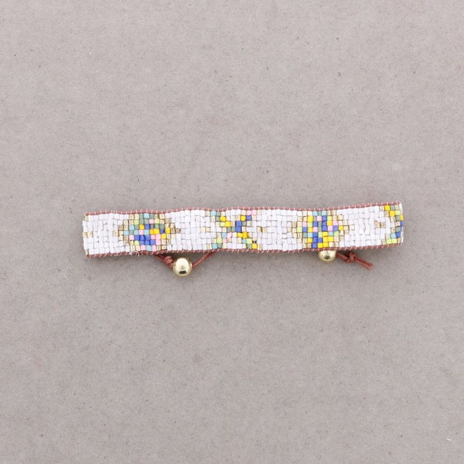 ETHNIC MACRAME BEAD BRACELET