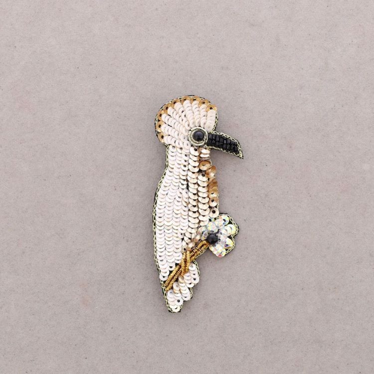 BROCHE PÁJARO LENTEJUELAS 2
