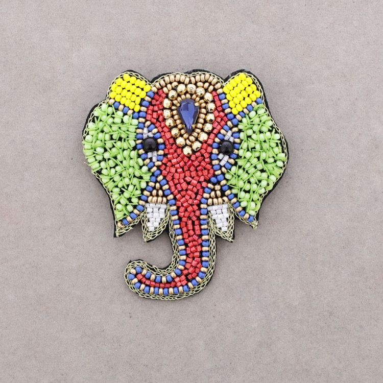 BROCHE ELEFANTE ABALORIOS