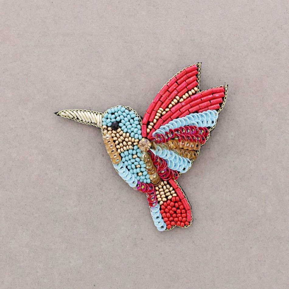 BIRD BROOCH BEADS