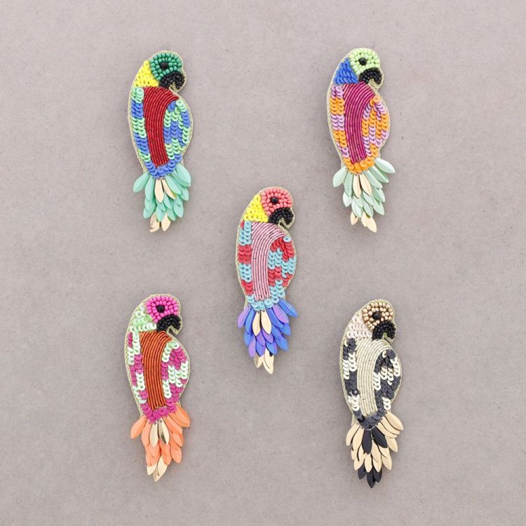 BROCHE PÁJARO LENTEJUELAS 2