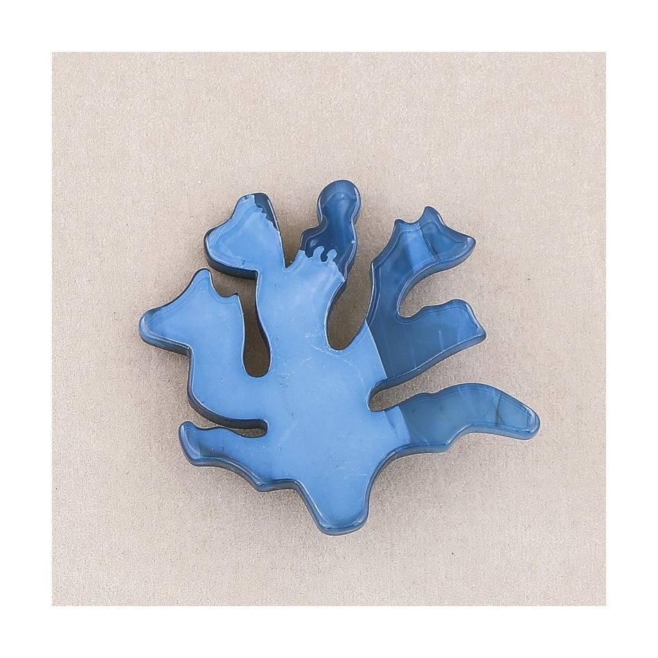 BROCHE CORAL RESINA