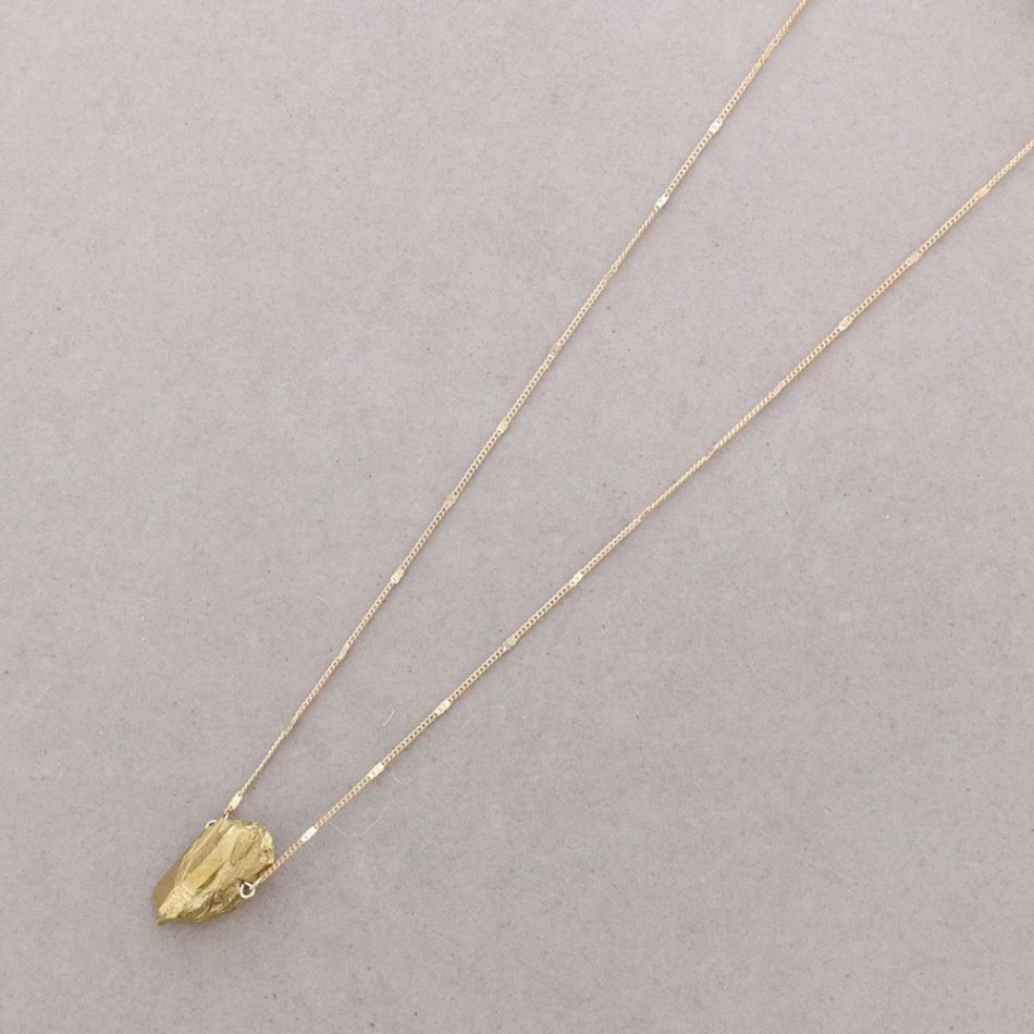 LONG STONE PENDANT NECKLACE