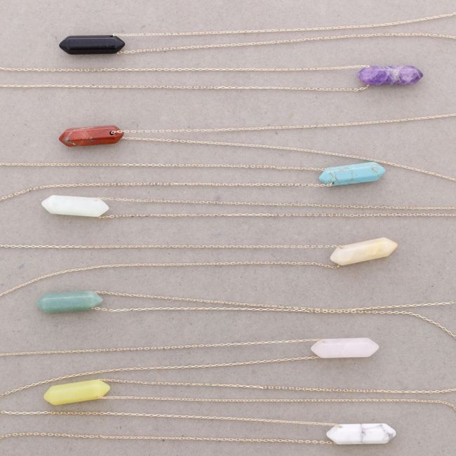 COLLAR LARGO COLG PIEDRA