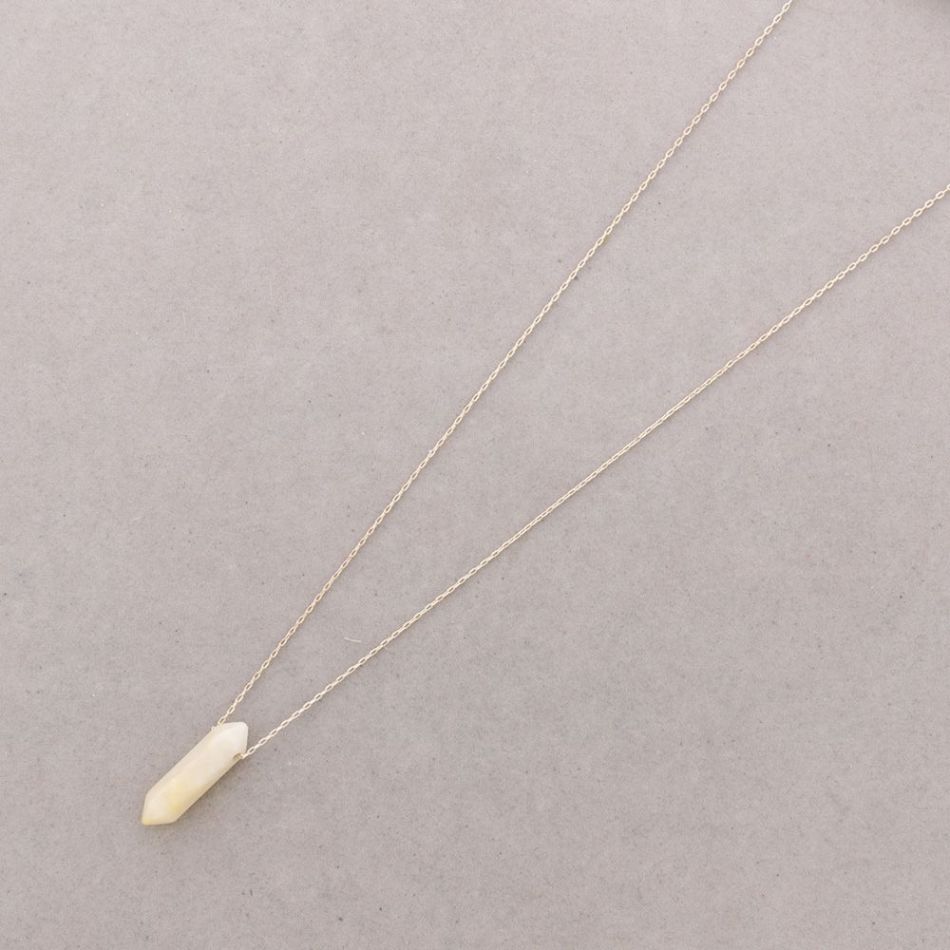 LONG STONE NECKLACE