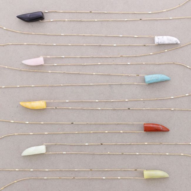 COLLAR LARGO COLG PIEDRA