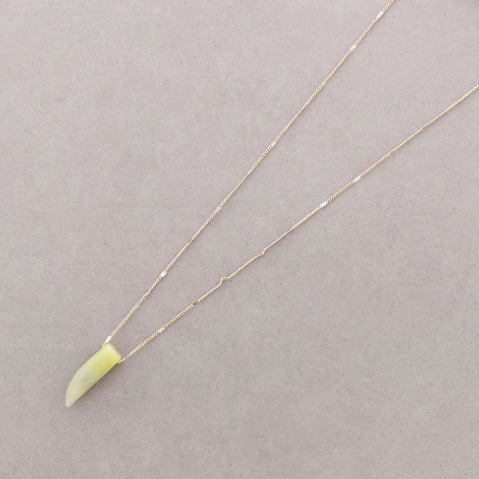 LONG STONE NECKLACE