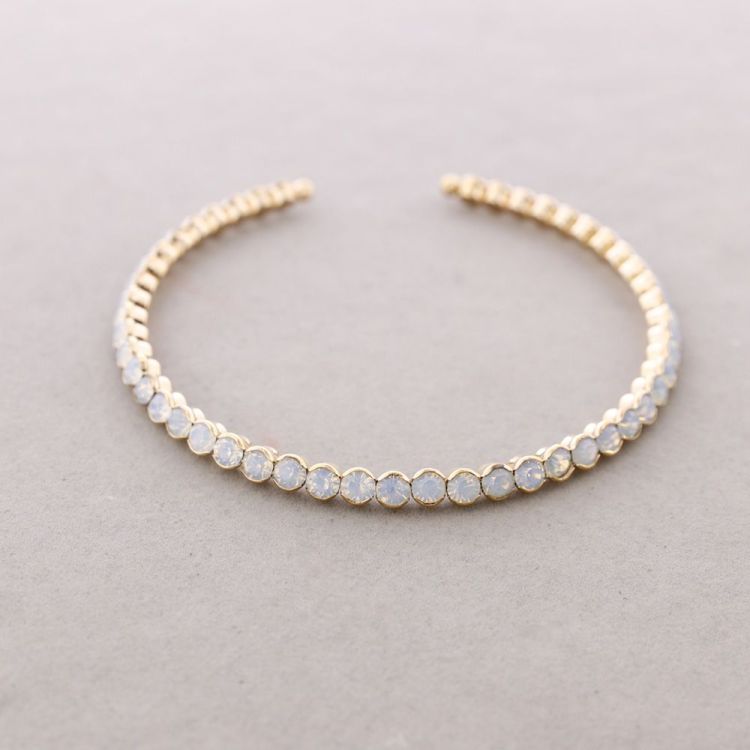 METAL NECKLACE WITH CRYSTALS 2