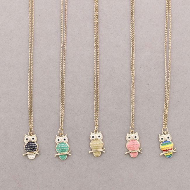COLLAR MIDI COLG.METAL ESMALTE