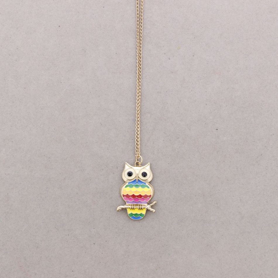 COLLAR LARGO COLG.METAL ESMALTE