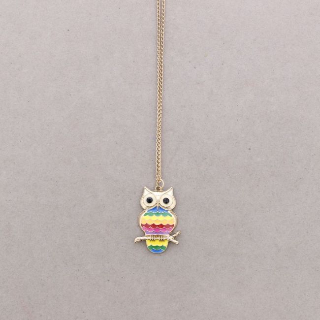 COLLAR LARGO COLG.METAL ESMALTE