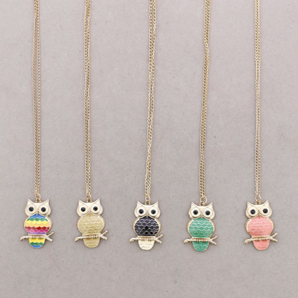 COLLAR LARGO COLG.METAL ESMALTE