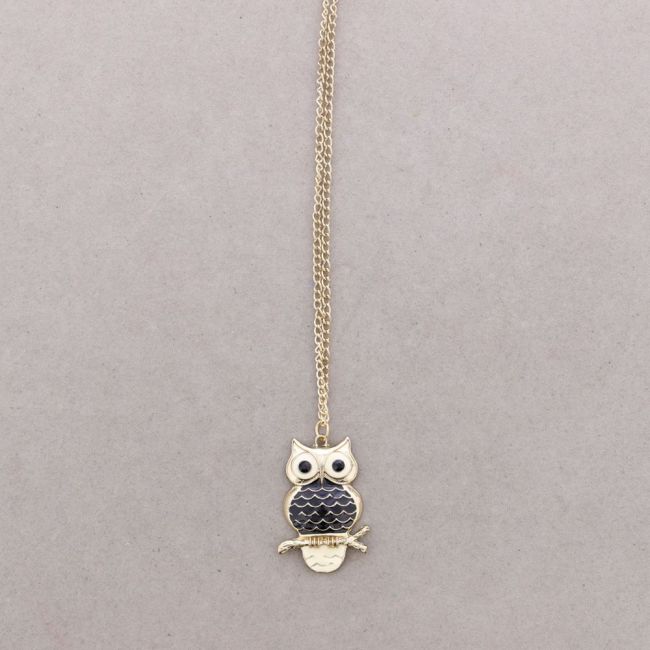 COLLAR LARGO COLG.METAL ESMALTE