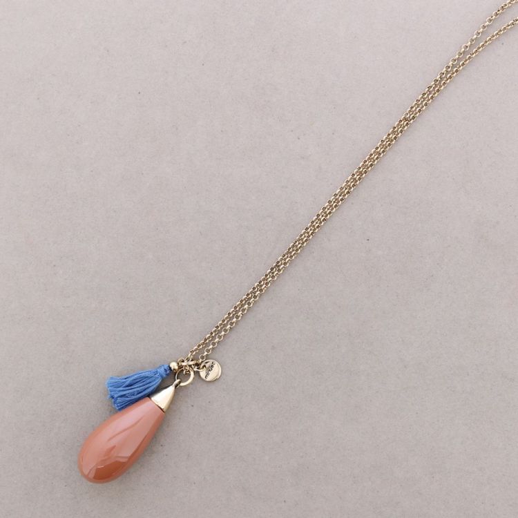 COLLAR LARGO COLG. RESINA FLECO