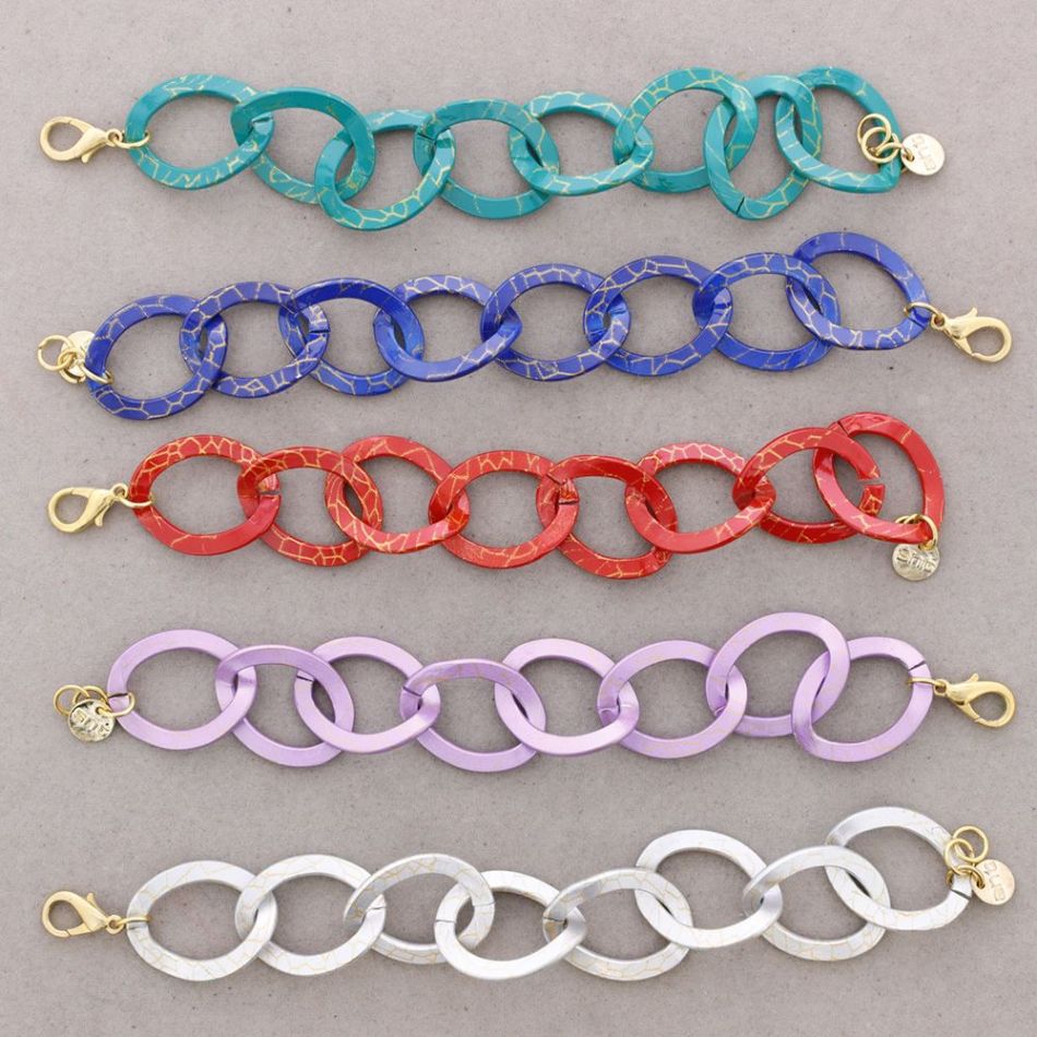 PULSERA CADENA COLOR