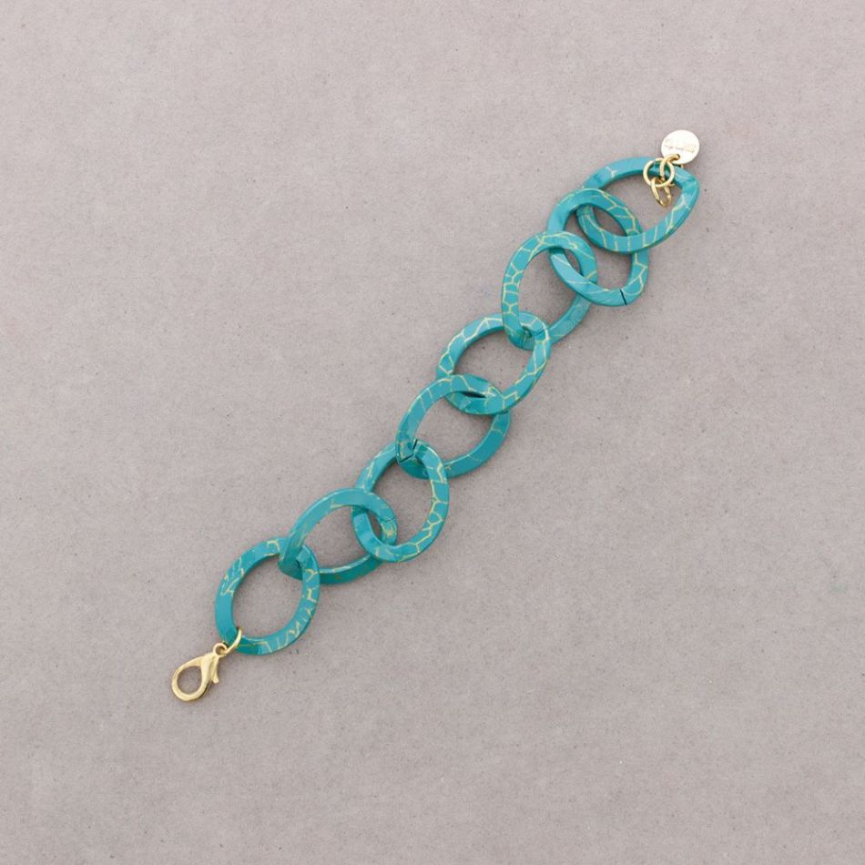 COLORED CHAIN BRACELET