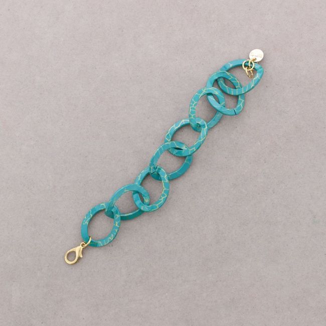 COLORED CHAIN BRACELET