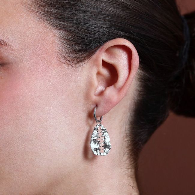 PENDIENTES ACERO ARO COLGANTE
