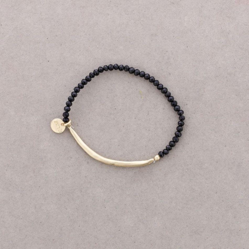 PULSERA METAL CRISTALES FACETADOS