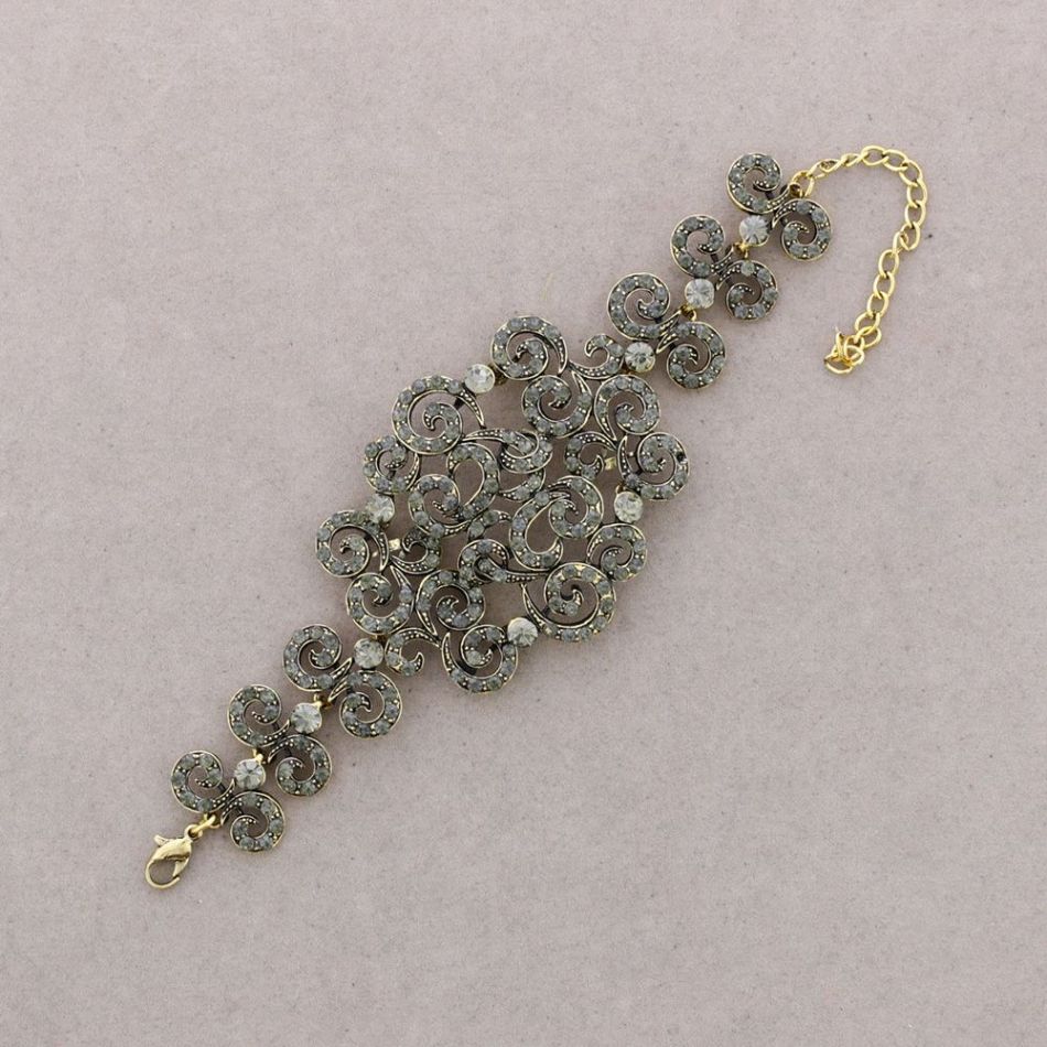 CRYSTAL METAL BRACELET