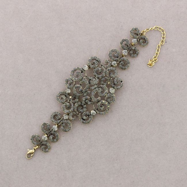 CRYSTAL METAL BRACELET