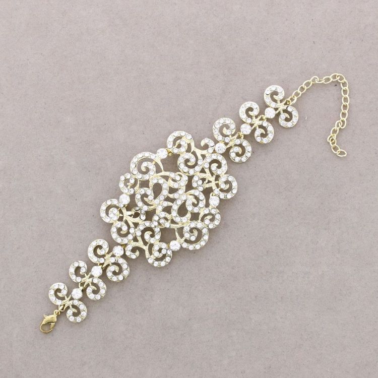 CRYSTAL METAL BRACELET