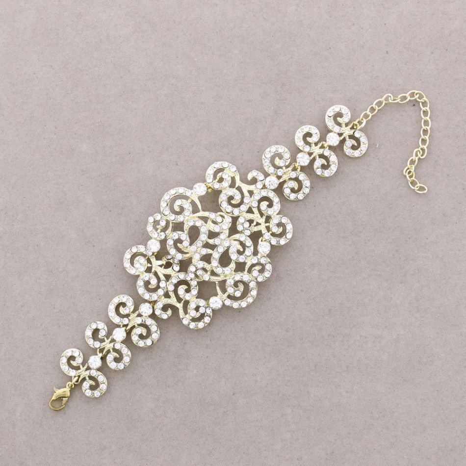 CRYSTAL METAL BRACELET
