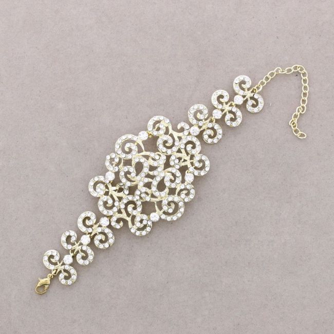CRYSTAL METAL BRACELET