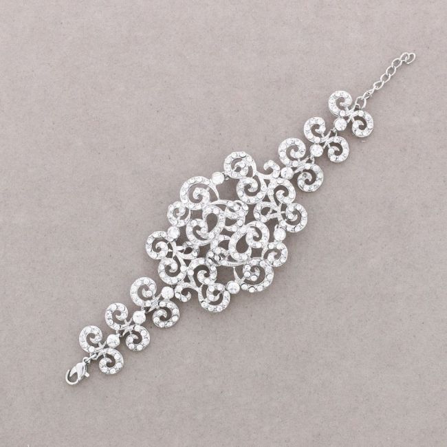 CRYSTAL METAL BRACELET