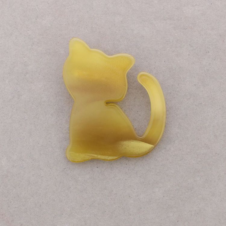 BROCHE GATITO RESINA