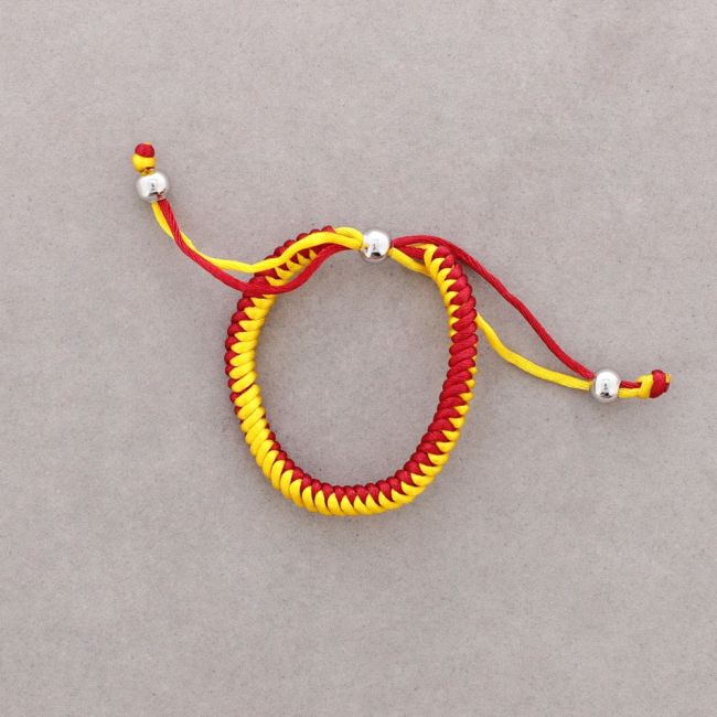 KNOTTED CORD BRACELET