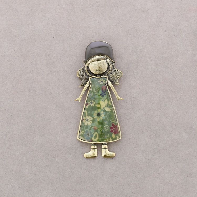 BROCHE METAL MUÑECA 2