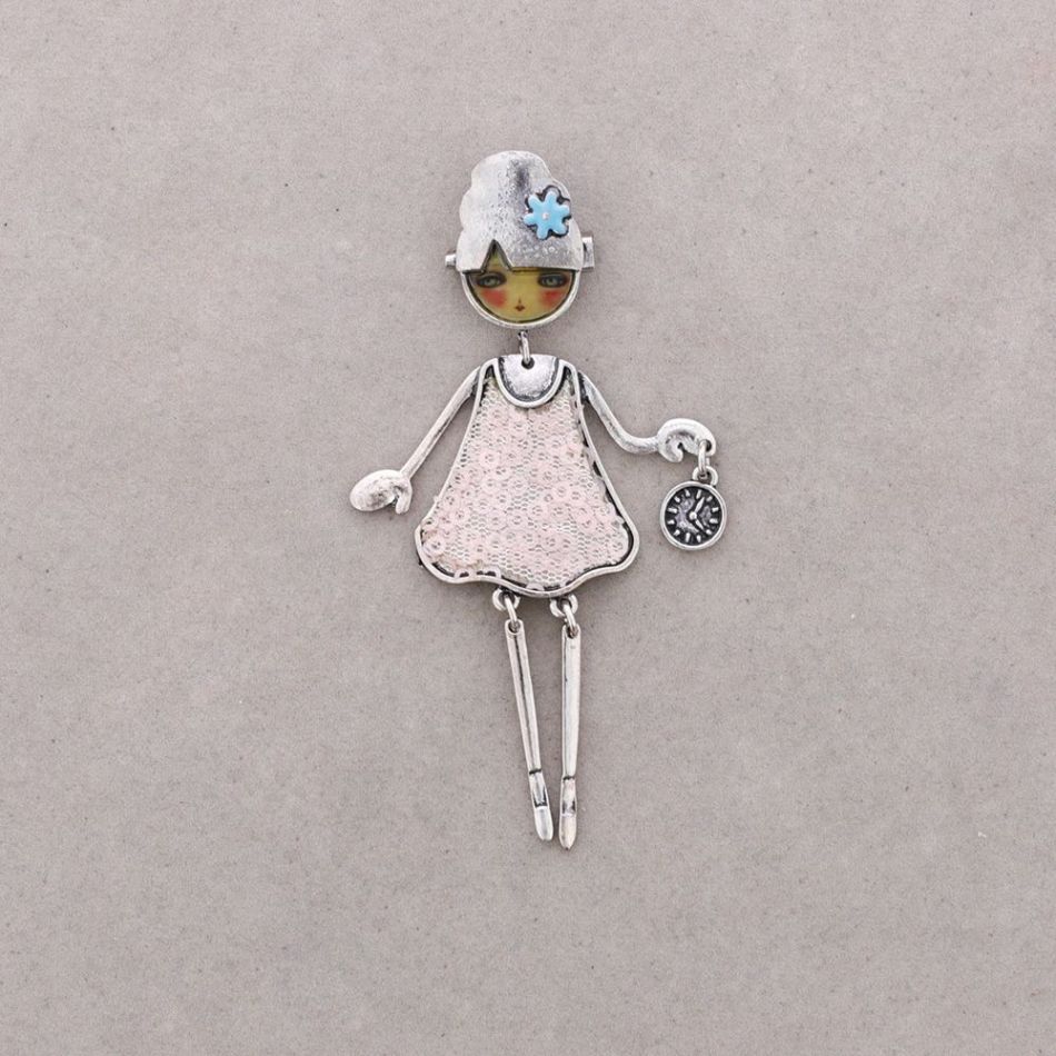 Ballerina brooch