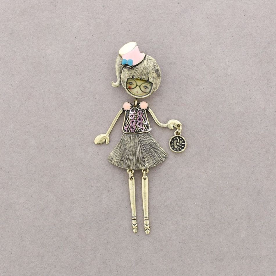 DOLCE BAMBOLINA BROOCH