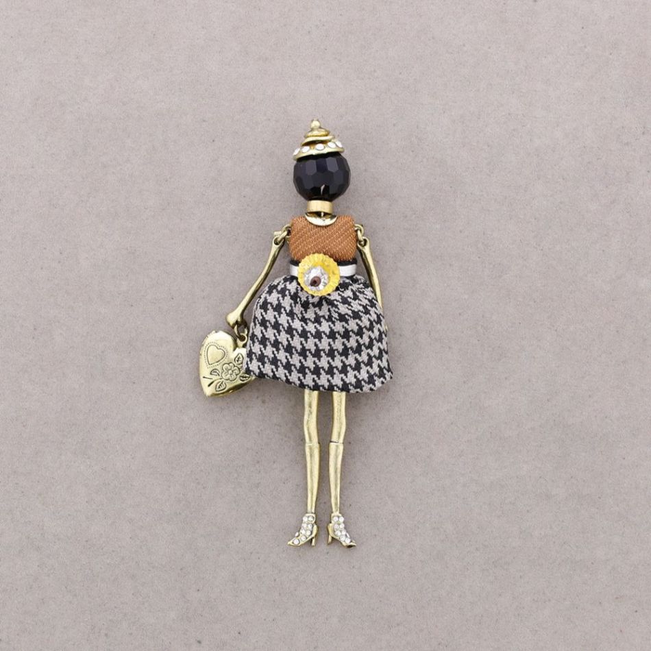 HANGING BROOCH DOLL