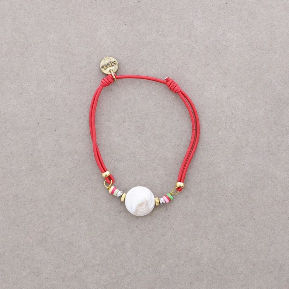 CULTIVATED PEARL ELASTIC BRACELET